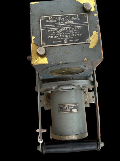 WWII U.S. Navy Radar Test Equipment OBU-3 – Echo Box Assembly – Bureau of Ships