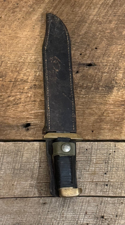 WWII Theatre Knife-Black & Brass