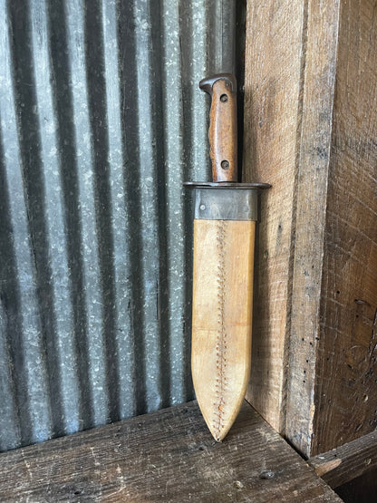 WWI U.S. Model 1917 C.T. Bolo Knife by Plumb St. Louis with Scabbard