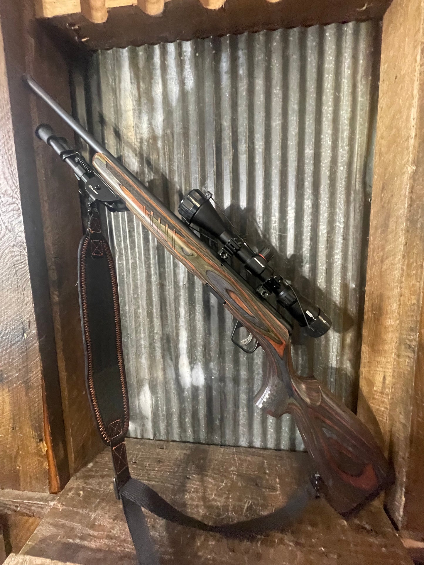 Savage B22 Magnum .22 WMR Bolt Action Rifle w/ Scope & Bipod