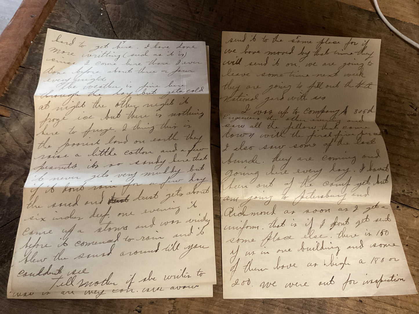 WWI U.S. Army Soldier Letter-Camp Lee, Va- February 15, 1918