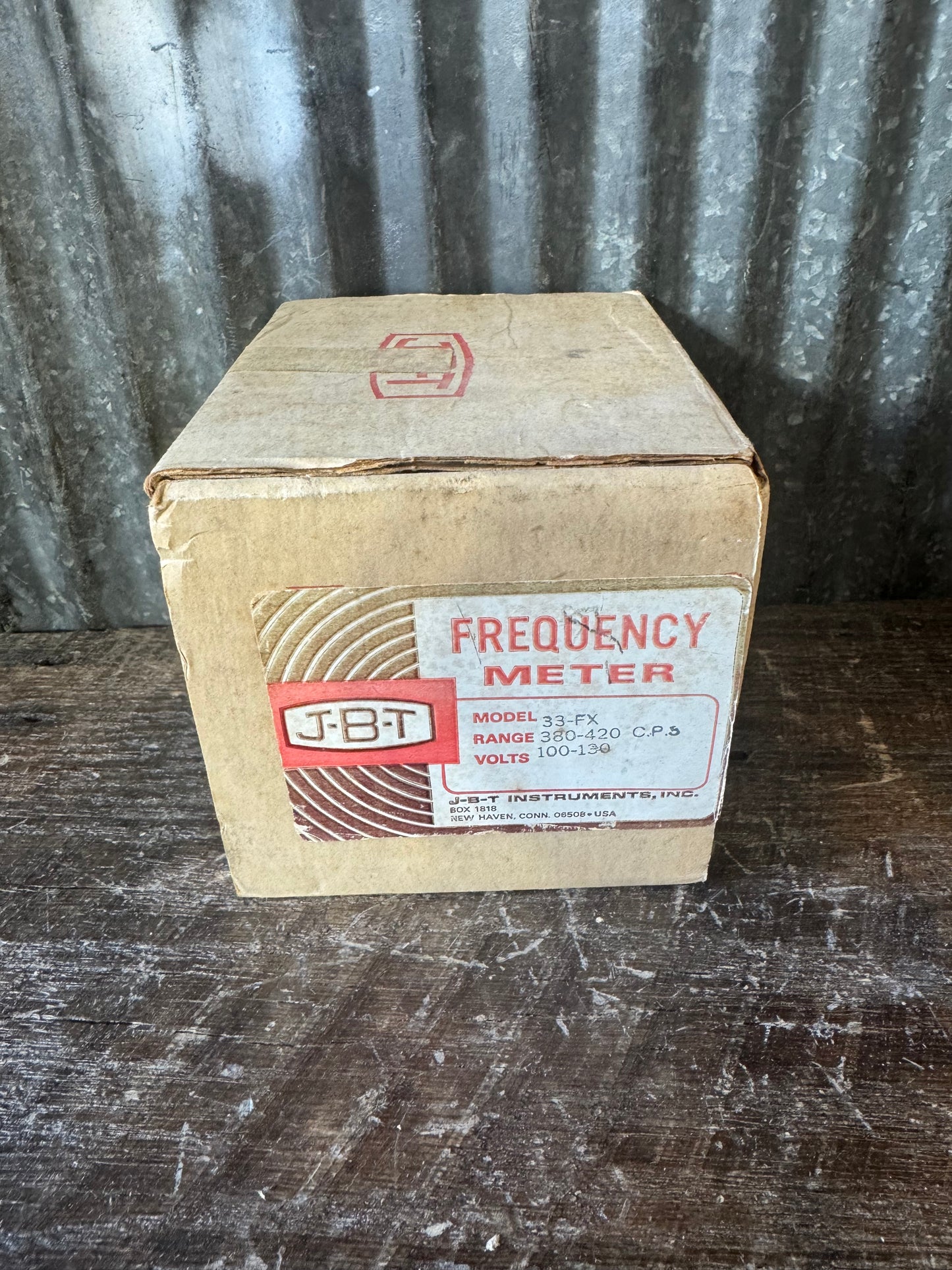 J-B-T Instruments Frequency Meter Model 33-FX