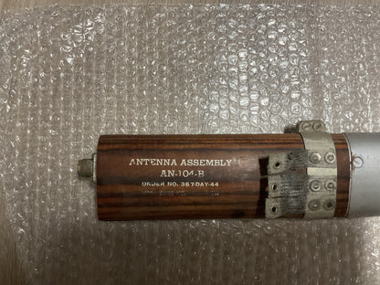 WWII U.s. Signal Corps Antenna Assembly AN-104-B Original Military Radar Component Dated: 1944