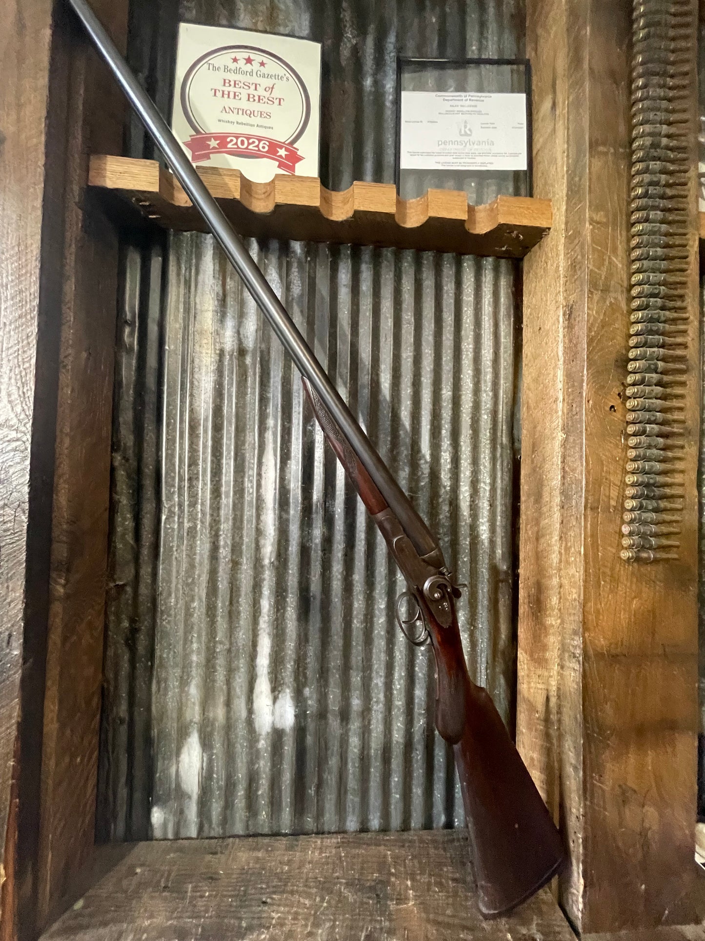 American Gun Company Side-by-Side 12 Gauge Hammer Shotgun