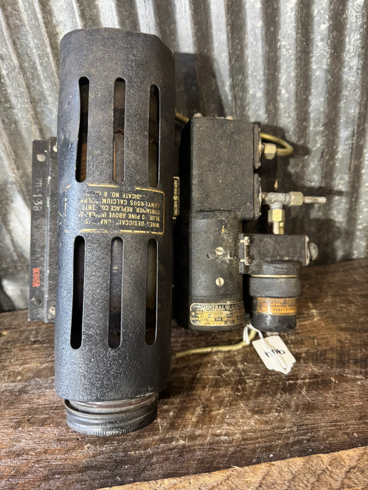 WWII General Electric Aircraft Hydraulic Pump Assembly with Pressure Switch