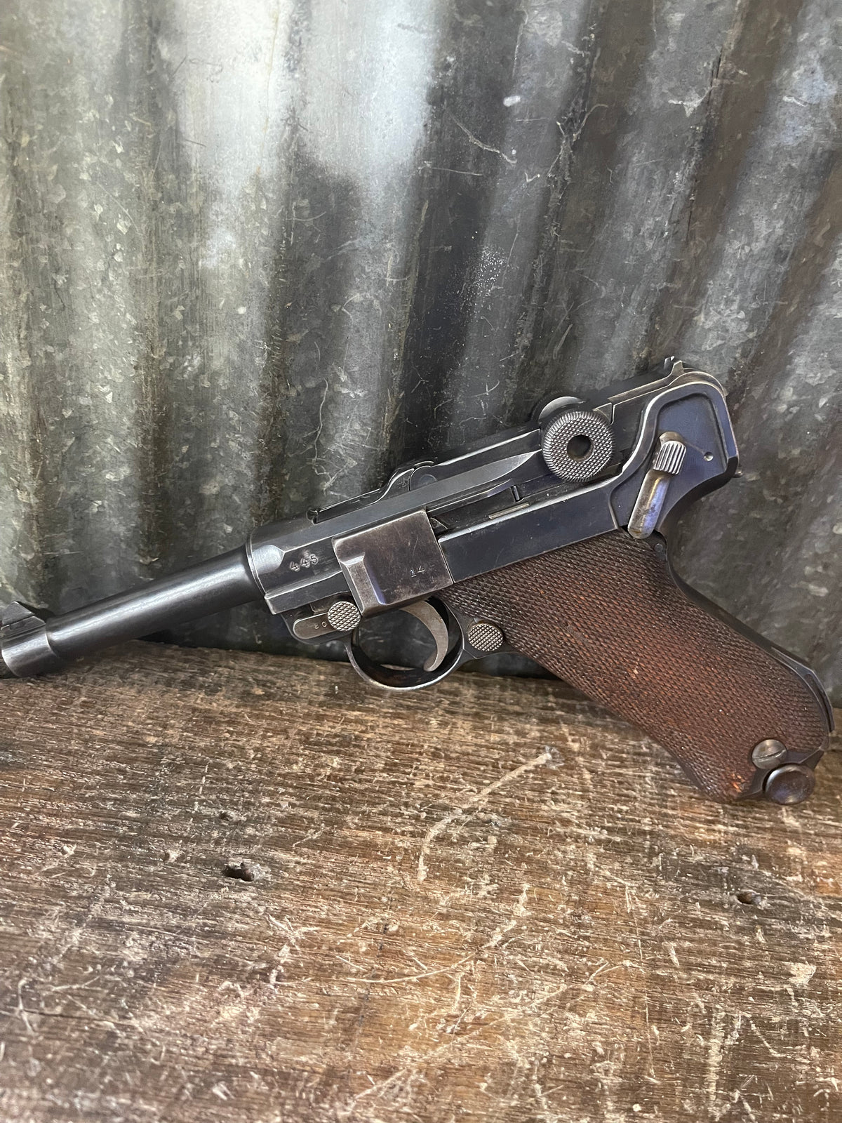 1918 DWM P.08 Luger 9mm – WWI Imperial German – Non-Matching / Arsenal Rework – Sharp Condition