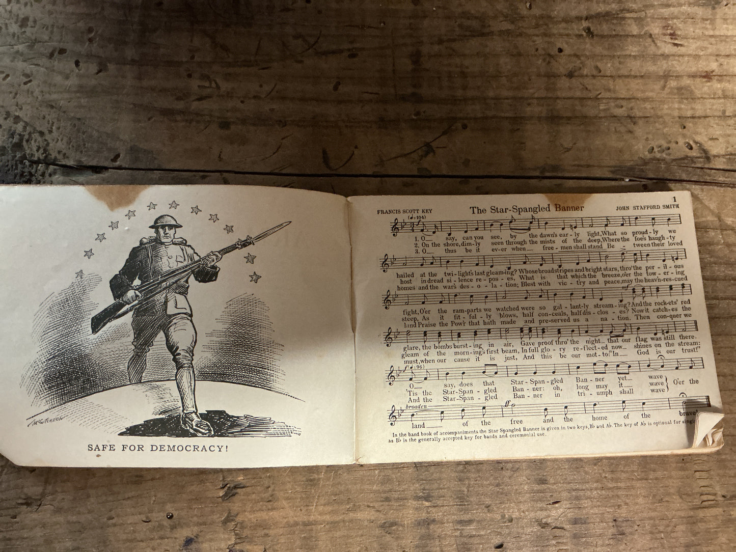 1918 U.S. Army Song Book-WWI War Dept Issued Pocket Song Book
