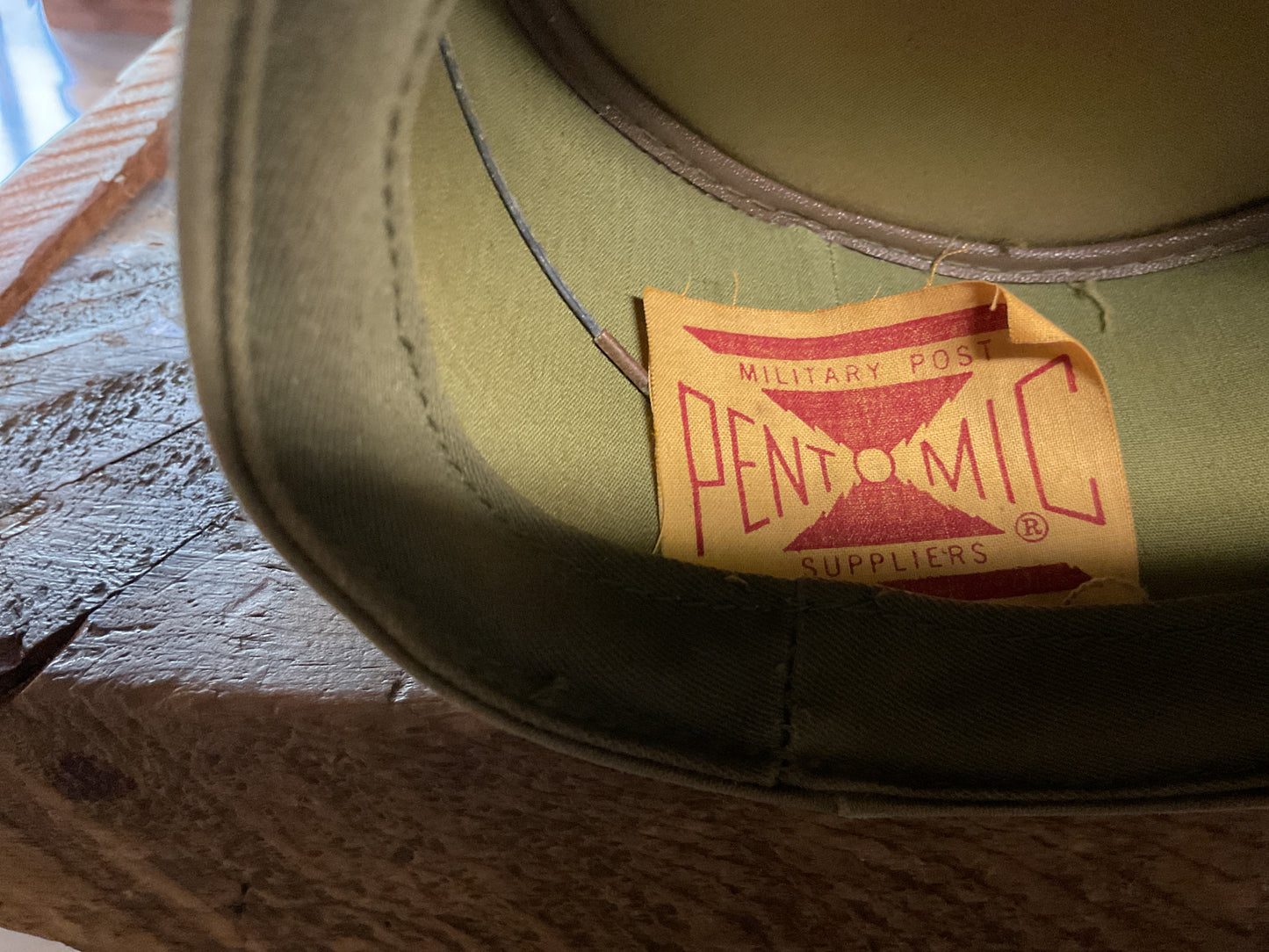 Named U.S. Military Olive Drab Field Cap-“D.Hangey”-c. 1950’s-1960’s