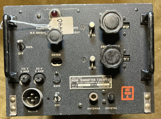 WWII U.S. Army Signal Corps Radar Transmitter T-26/APT-2