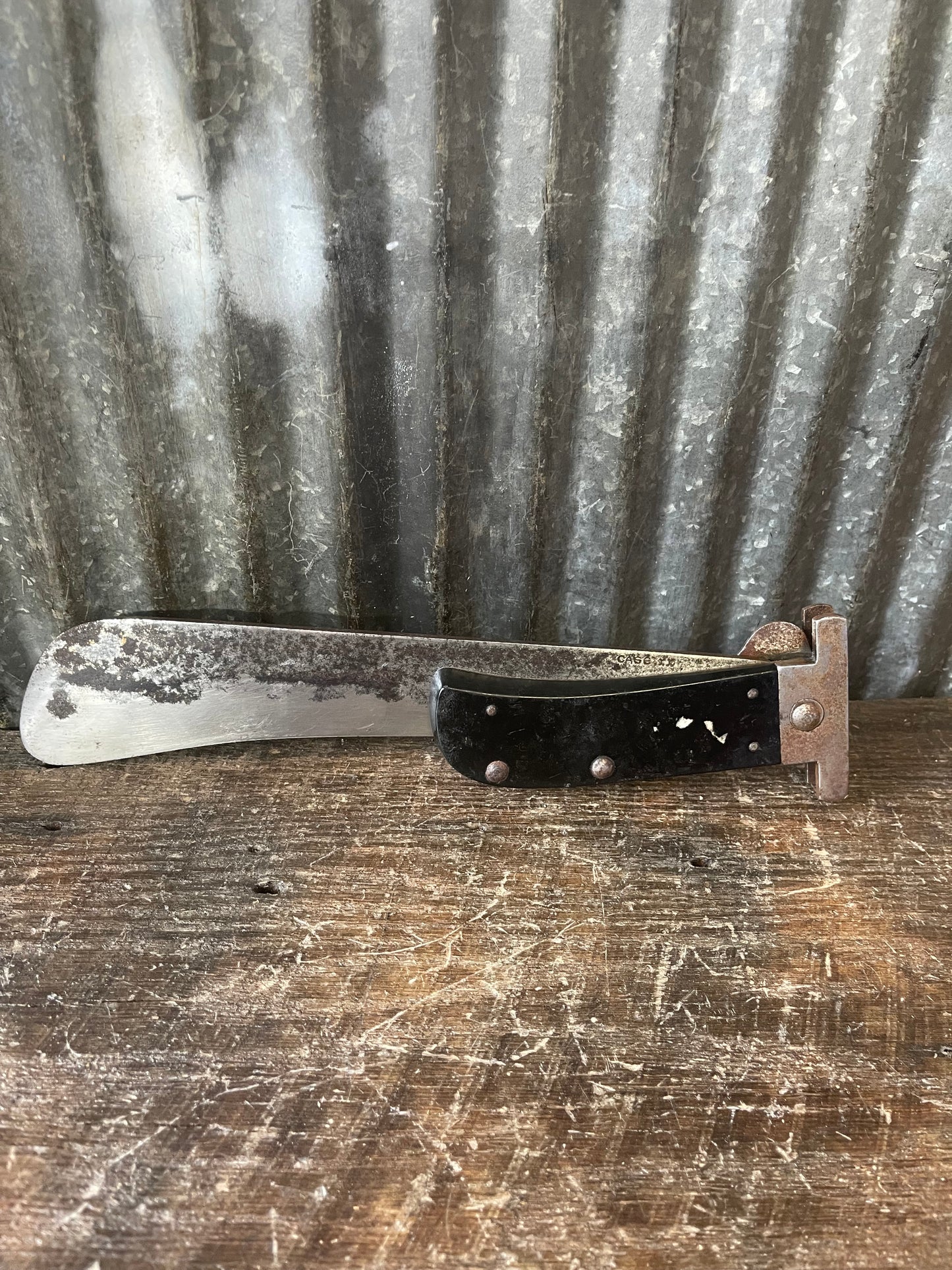 WWII Case XX U.S. Army Air Forces Folding Survival Machete – Pilot Bailout Kit Knife