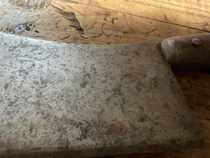 Vintage CASE Meat Cleaver-Warranted Forged Steel-Antique Butcher Cleaver