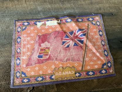 WWI Tobacco Felt Flag (approx 9x6)