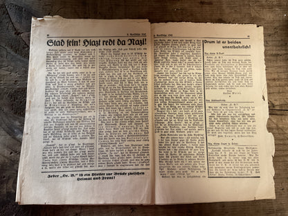 WWII German Propaganda Newspaper-Die O.E. Feldpost-Hitler’s Birthday Issue-2 April 1941 Issue