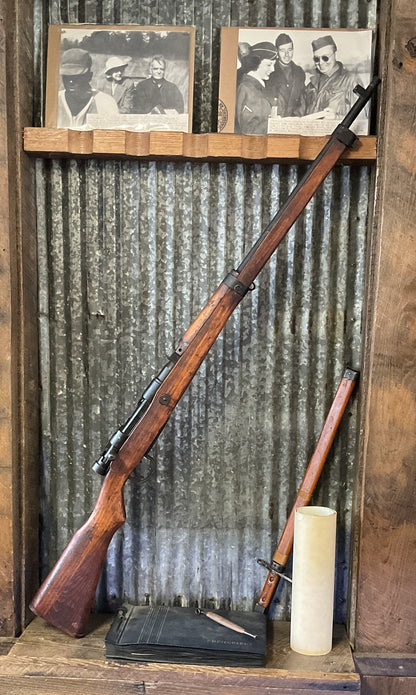 Documented WWII Japanese Rifle and Pacific Grouping brought home from Japan by local veteran Kenneth Blair Cupp