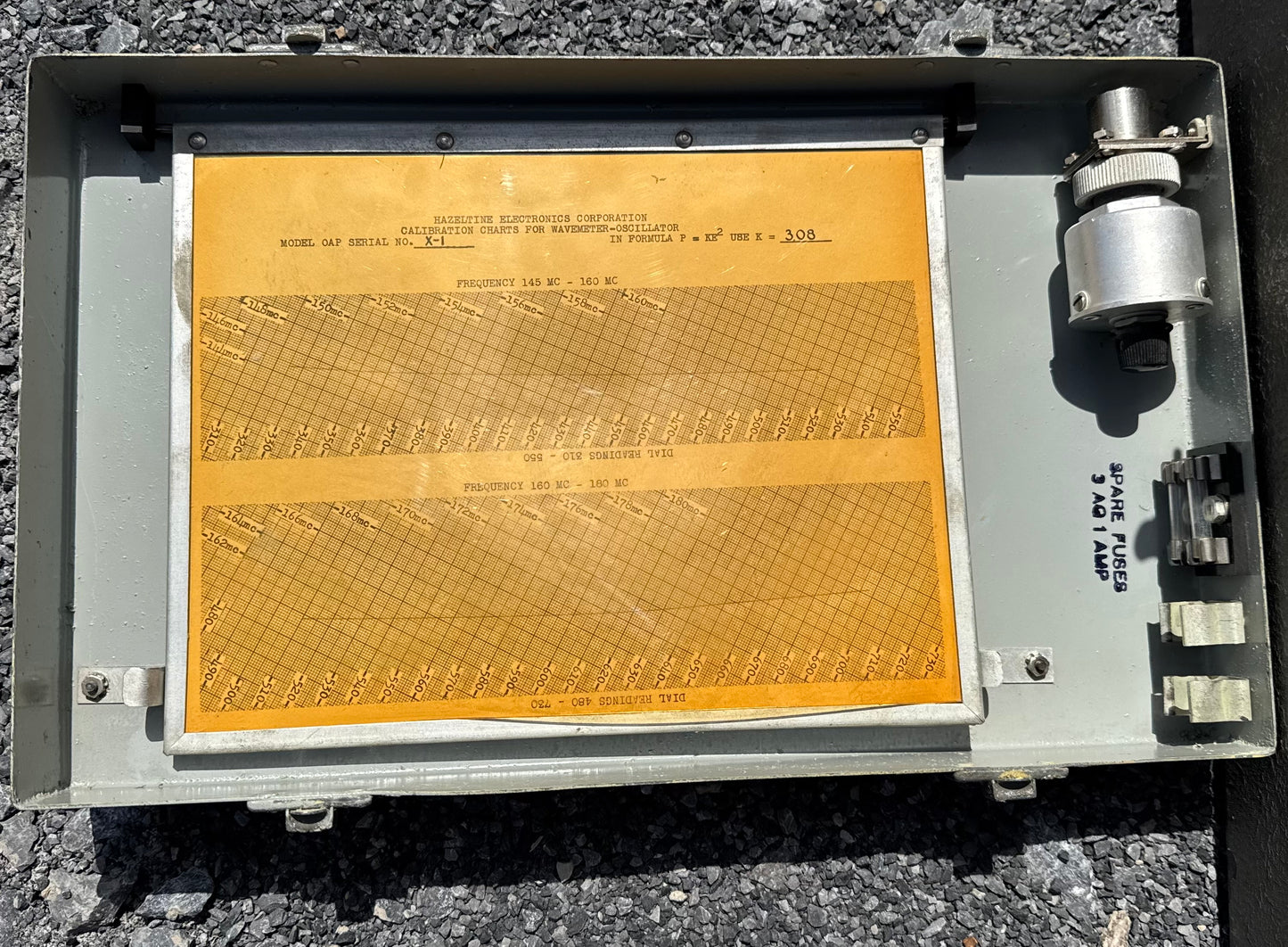 WWII-era U.S. Navy Bureau of Ships CHZ-X60ABN Wavemeter-Oscillator
