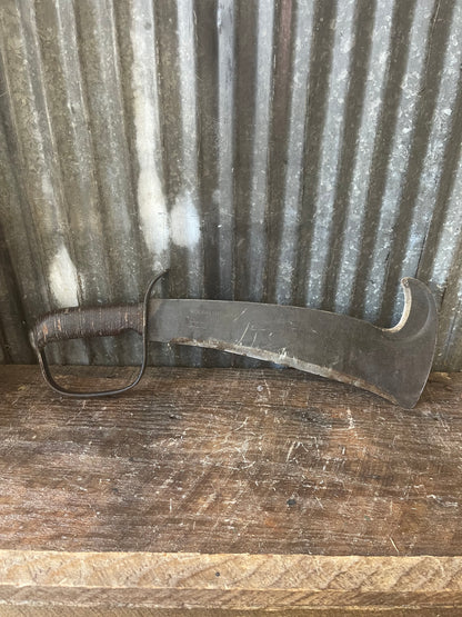 Vintage Woodman’s Pal LC-14-B Brush Axe / Survival Knife with Canvas Sheath