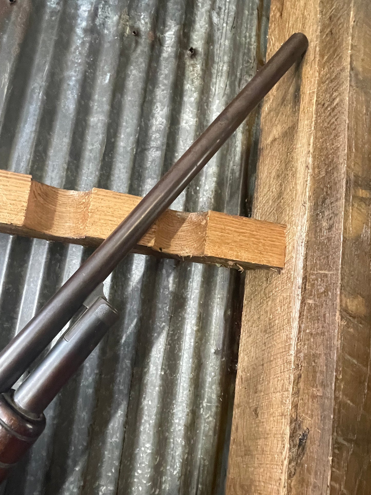 National Firearms Co. 16 Gauge Pump Shotgun – Early Slide Action – Vintage American Shotgun