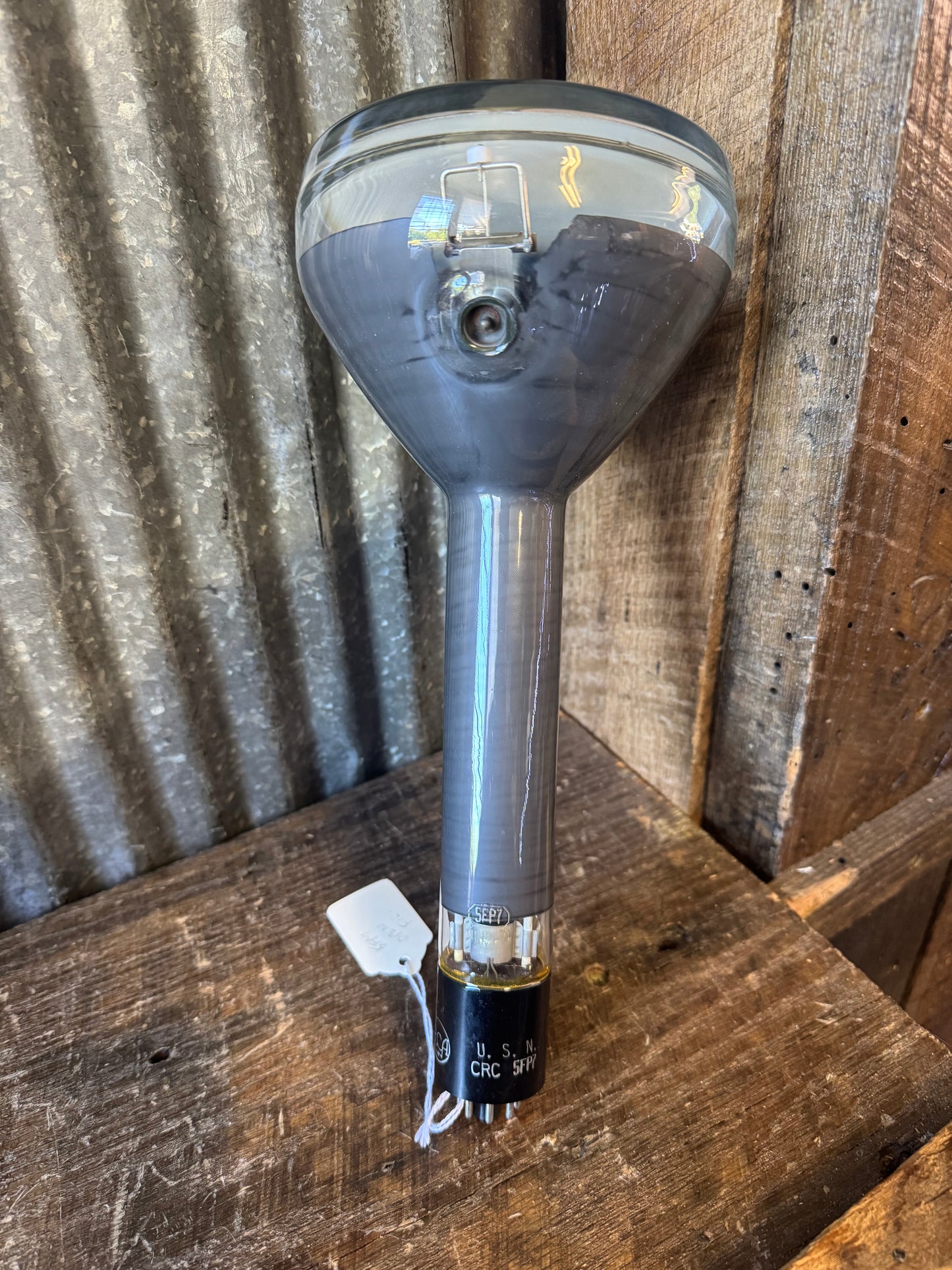 U.S. Navy CRC 5FP7 Cathode Ray Tube (CRT) Radar Display Tube