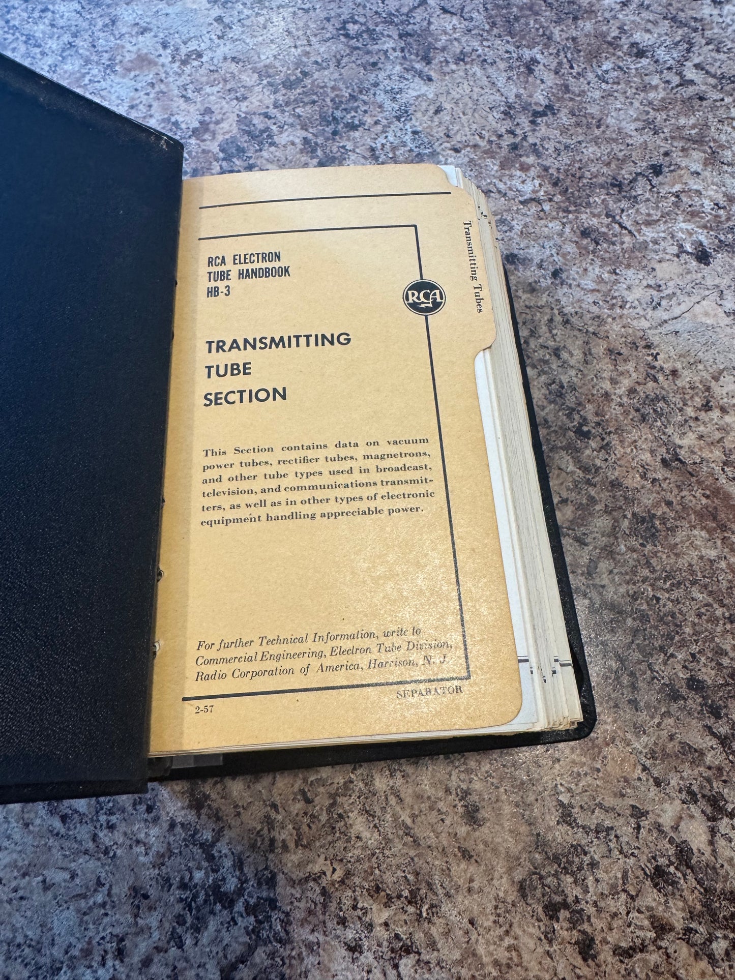 RCA Electron Tube Handbook HB-3 (Hardbound)