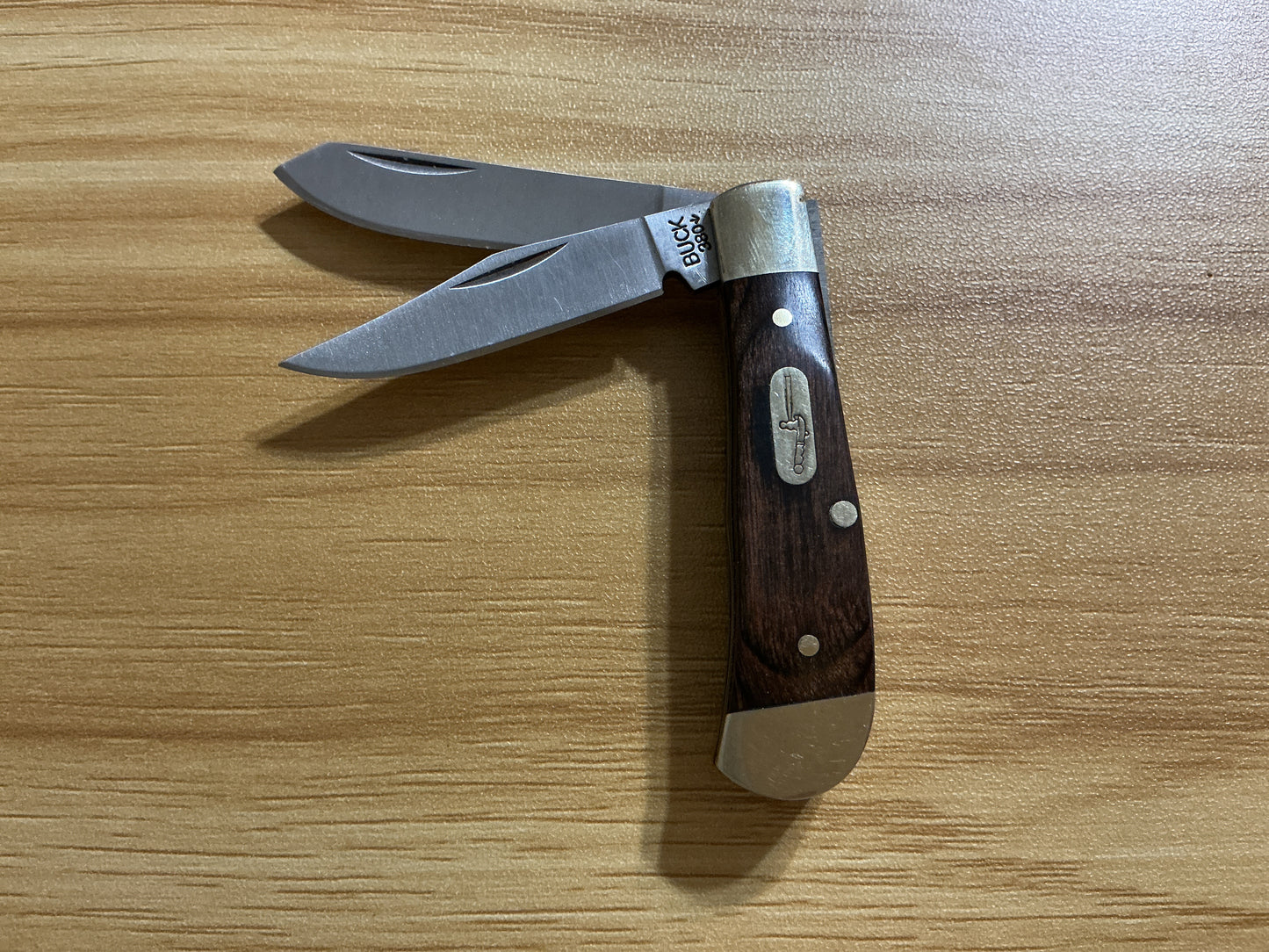 Buck 389 Canoe Pocket Knife-Wood Handle-USA Made-Excellent Condition