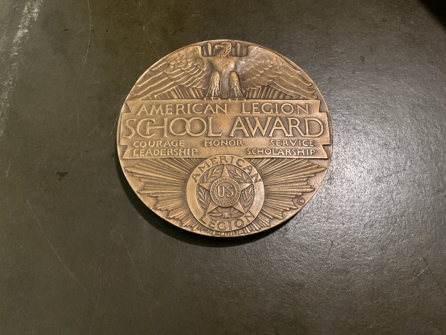 1922 American Legion School Award Medal