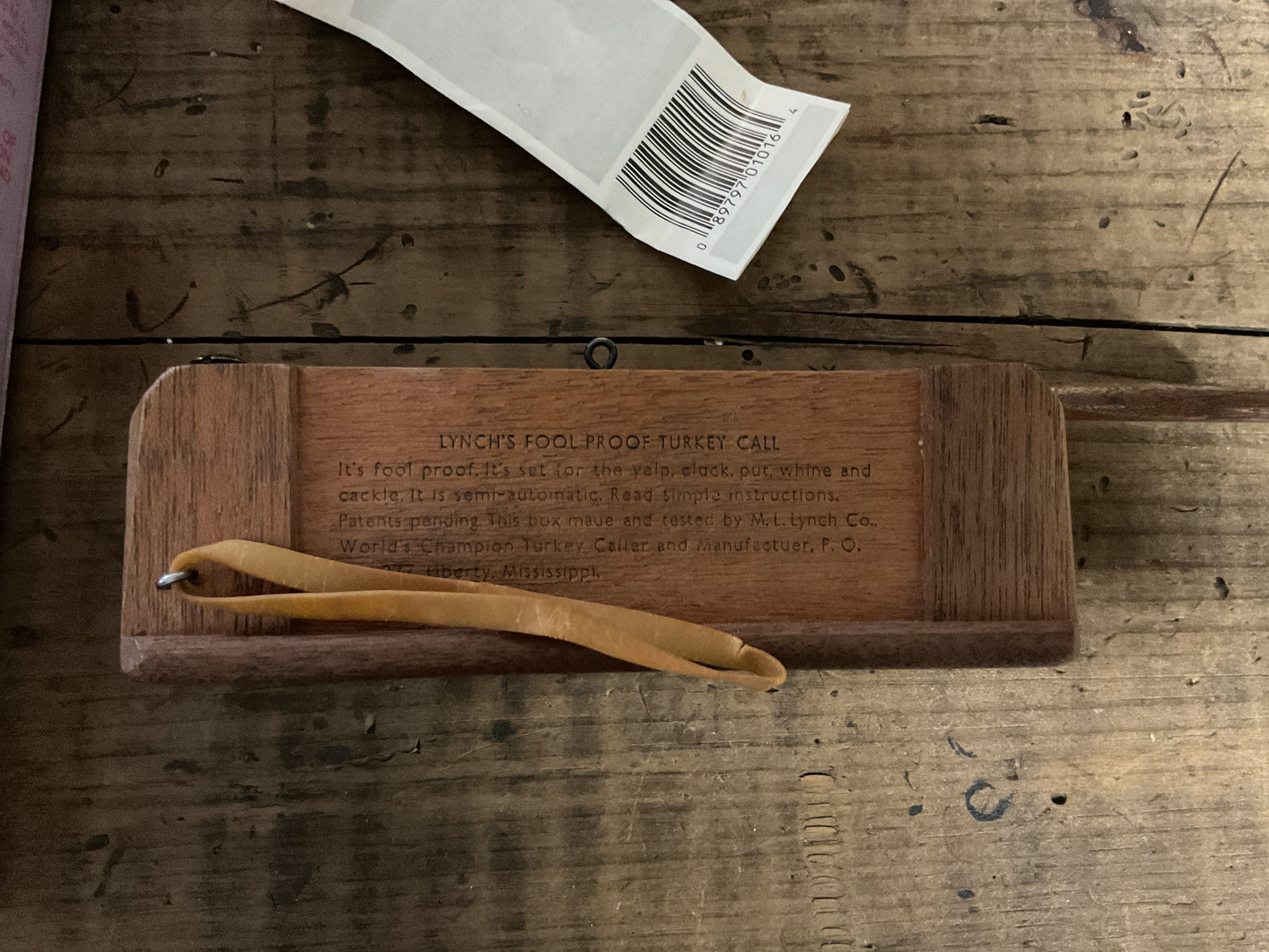 Vintage M.L. Lynch “Fool Proof” Turkey Call-Model No. 101, 1965 with Box