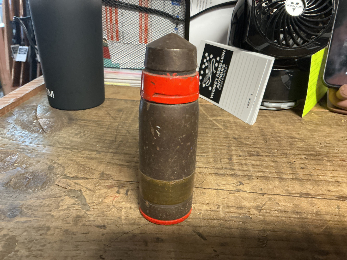 Original Inert 37mm Armor-Piercing Cannon Projectile