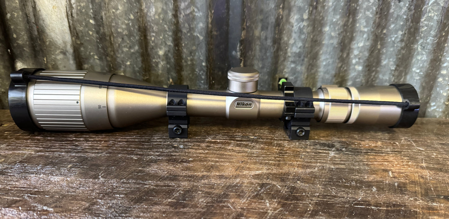 Nikon Titanium Rifle Scope
Magnification: 5.5–16.5x