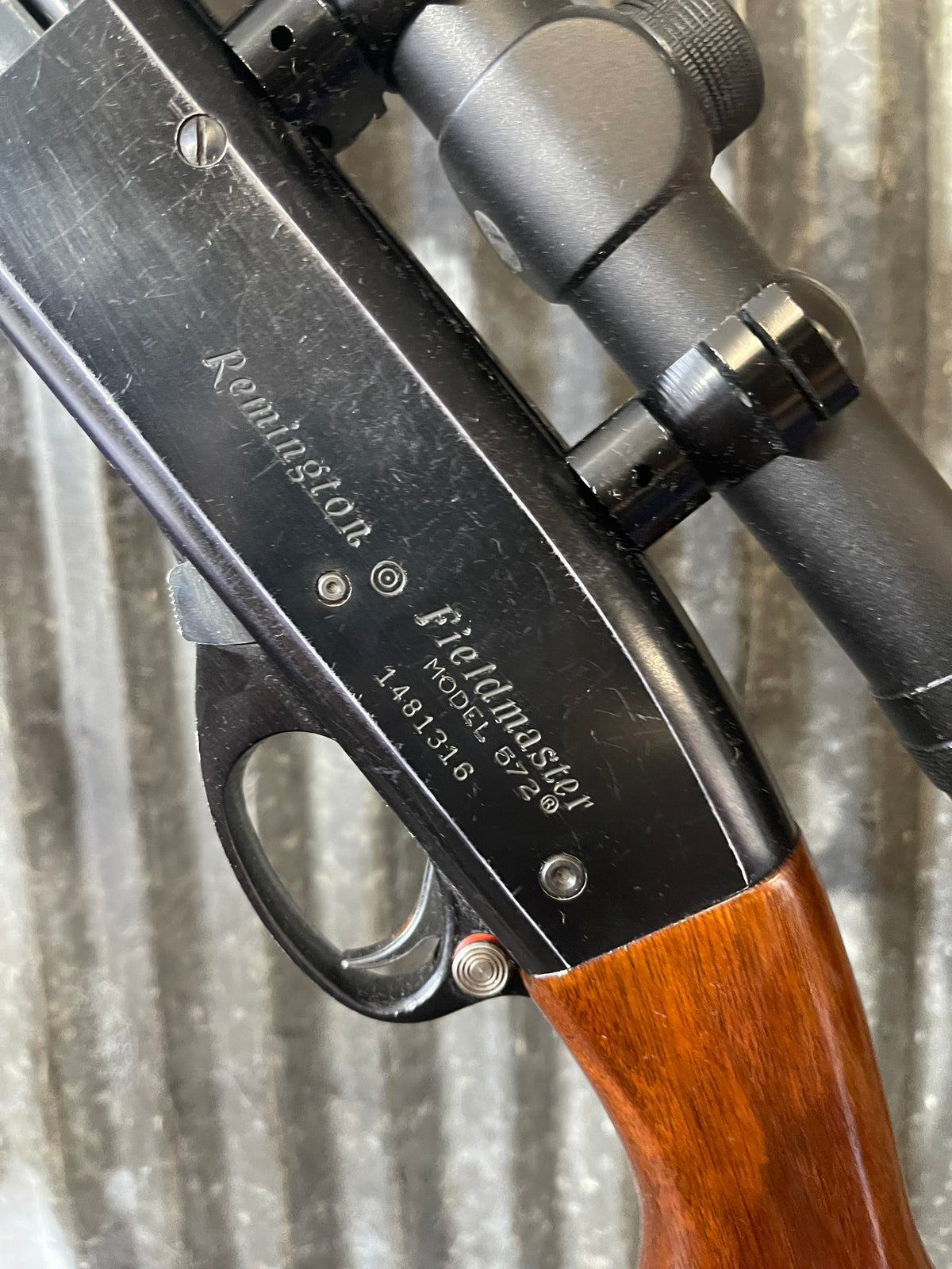 Remington Model 572 Fieldmaster .22 LR Pump Action Rifle with Tasco Scope