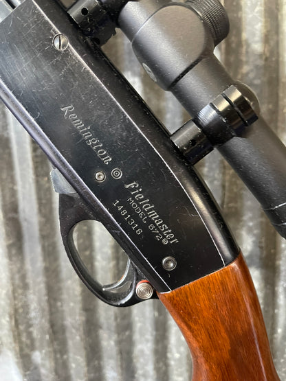 Remington Model 572 Fieldmaster .22 LR Pump Action Rifle with Tasco Scope