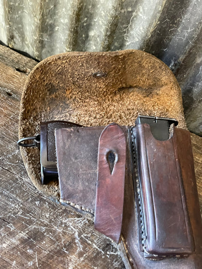 WWII German-Occupation CZ 27 / vz. 27 – DR Marked – Serial No. 19700 – Matching Numbers – Waffenamt Barrel – Original Holster, 2 Magazines & Two U.S. Bring-Back Certificates