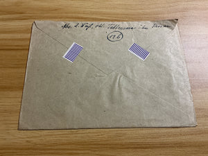 WWII German Feldpost Letter & Envelope-February 1944-Paratrooper School Address