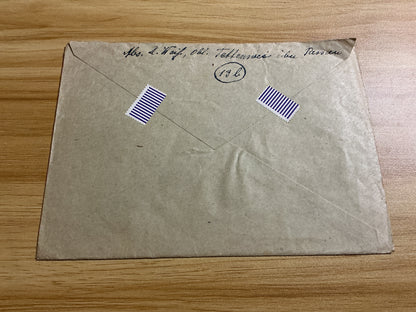 WWII German Feldpost Letter & Envelope-February 1944-Paratrooper School Address
