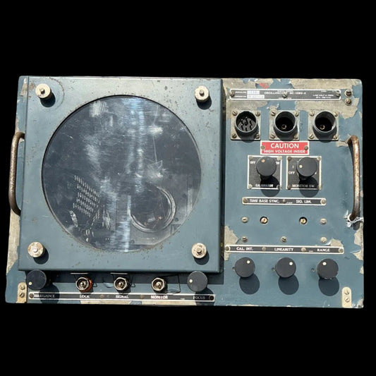 WWII U.S. Army Oscilloscope BC-1083-A – Signal Corps Radar / Test Equipment – CRT Display