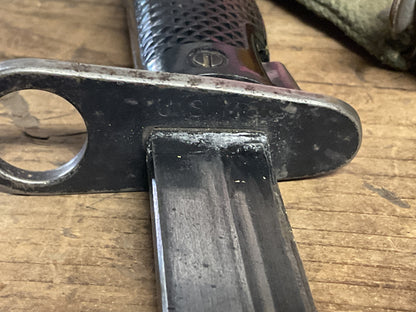 U.S. M6 MILPAR Bayonet w/ M8A1 Scabbard-M14 Vietnam Era