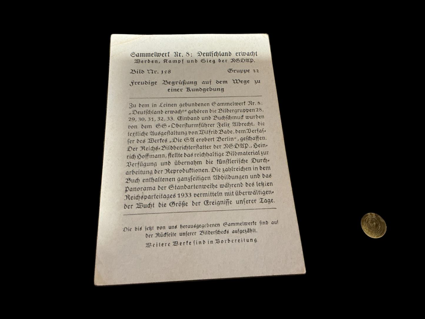 Third Reich Propagnda Card