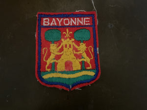 Bayonne France City Coat of Arms Patch