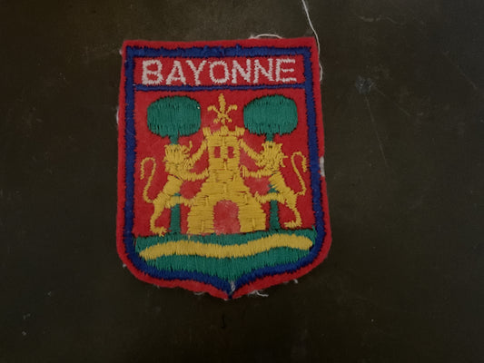 Bayonne France City Coat of Arms Patch