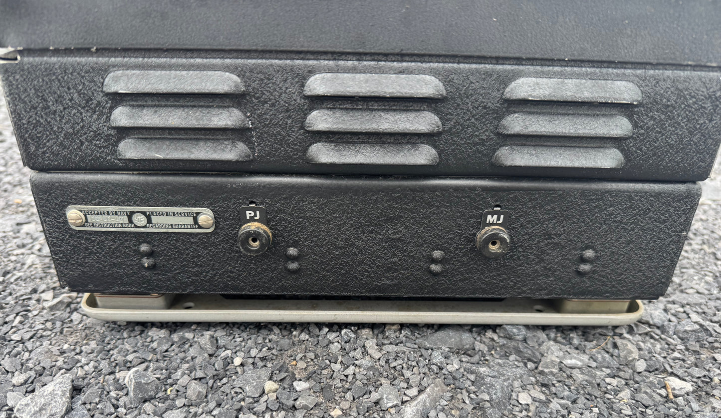 WWII U.S. Navy GE ABA-1 Radio Transmitting / Receiving Equipment