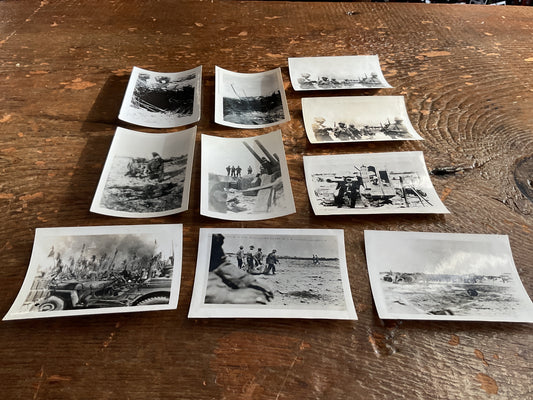 Original WWII Battlefield Photo Group (C)