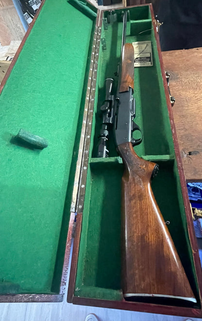 Remington Model 742 Woodsmaster .30-06 Springfield – Excellent Condition – Scope, Custom Hardwood Case & Manual