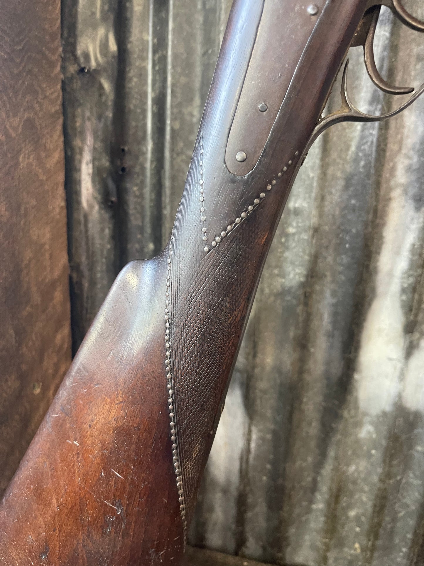 W&H Hudson Belgian-Made Antique Side-by-Side Hammer Shotgun – Underlever