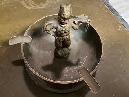 Brass Trench Art Ash Tray