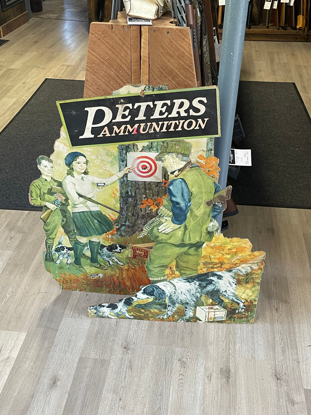 Vintage peters sign