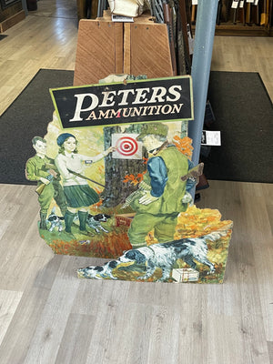 Vintage peters sign