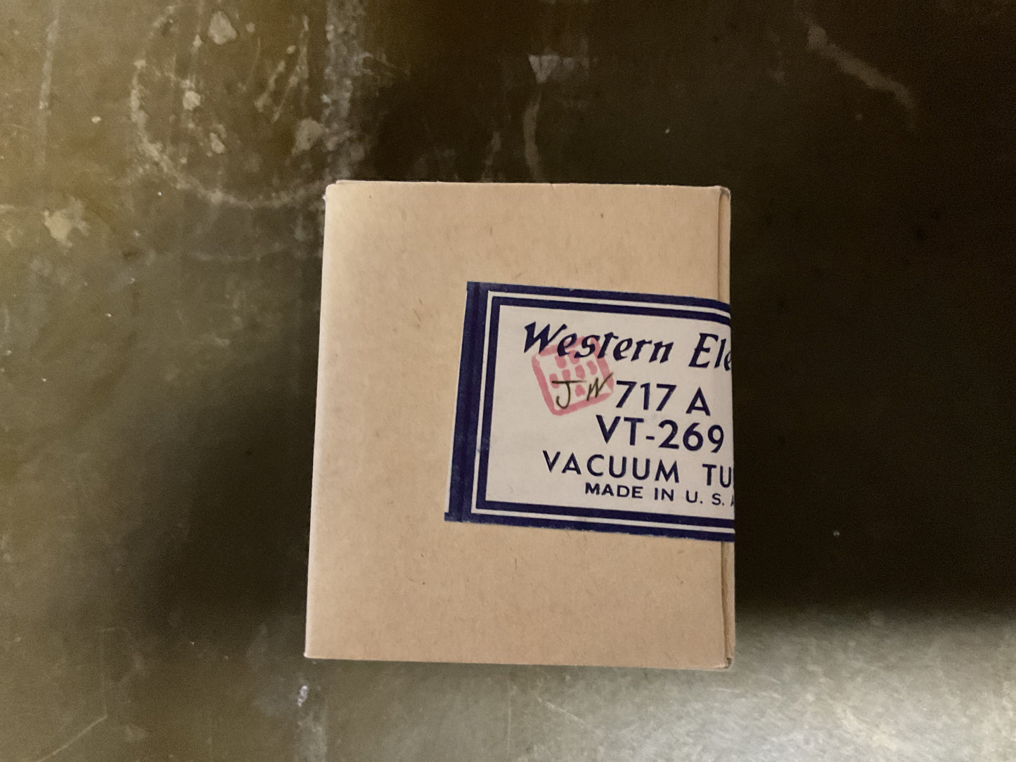 Western Electric 717A/VT-269 Vacuum Tube - Sealed in WWII Box