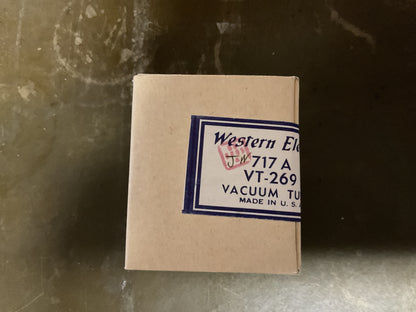 Western Electric 717A/VT-269 Vacuum Tube - Sealed in WWII Box