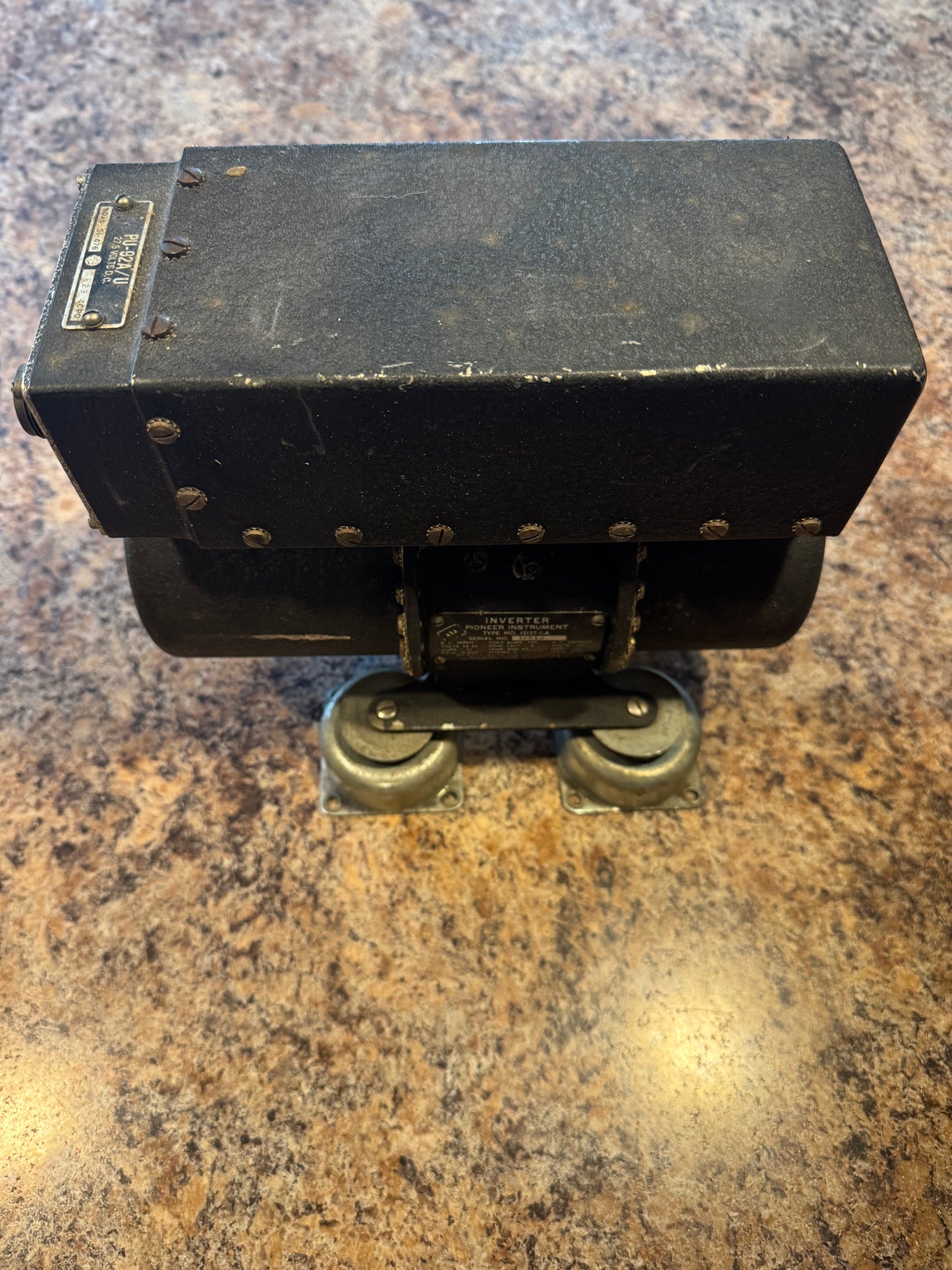 WWII AIRCRAFT POWER UNIT PU-92A/U + INVERTER