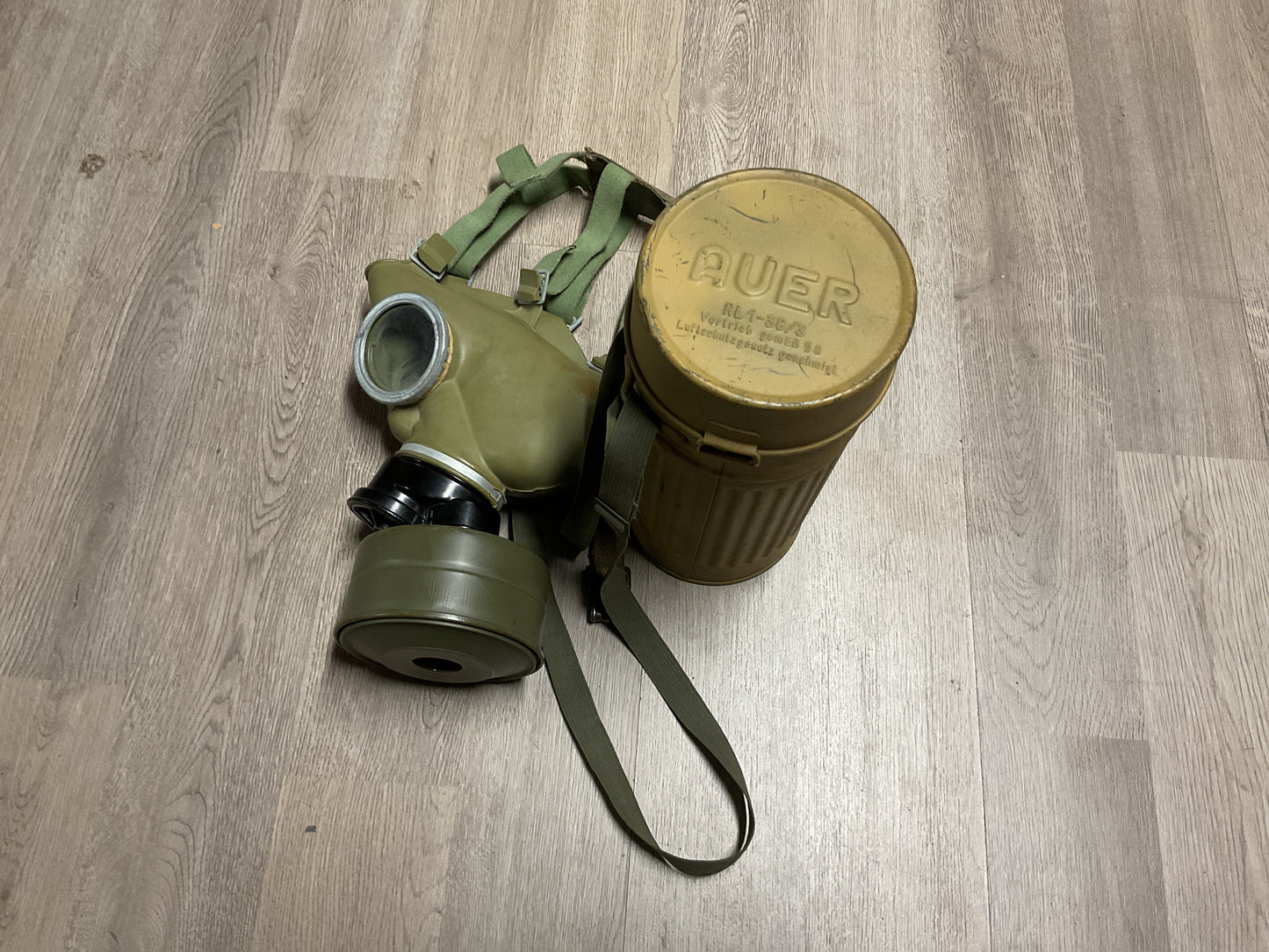 West German Bundeswehr M65/M62 Gas Mask