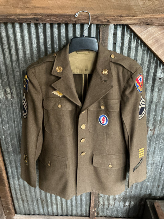 WWII 1942 US Army Amphibious Engineer SNCO Coat
